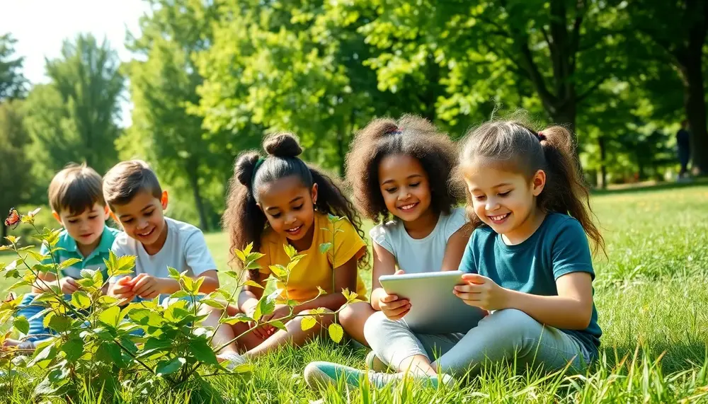 Achtsamkeit stärkt Umweltbewusstsein, Naturerleben und digitalen Umgang bei Kindern